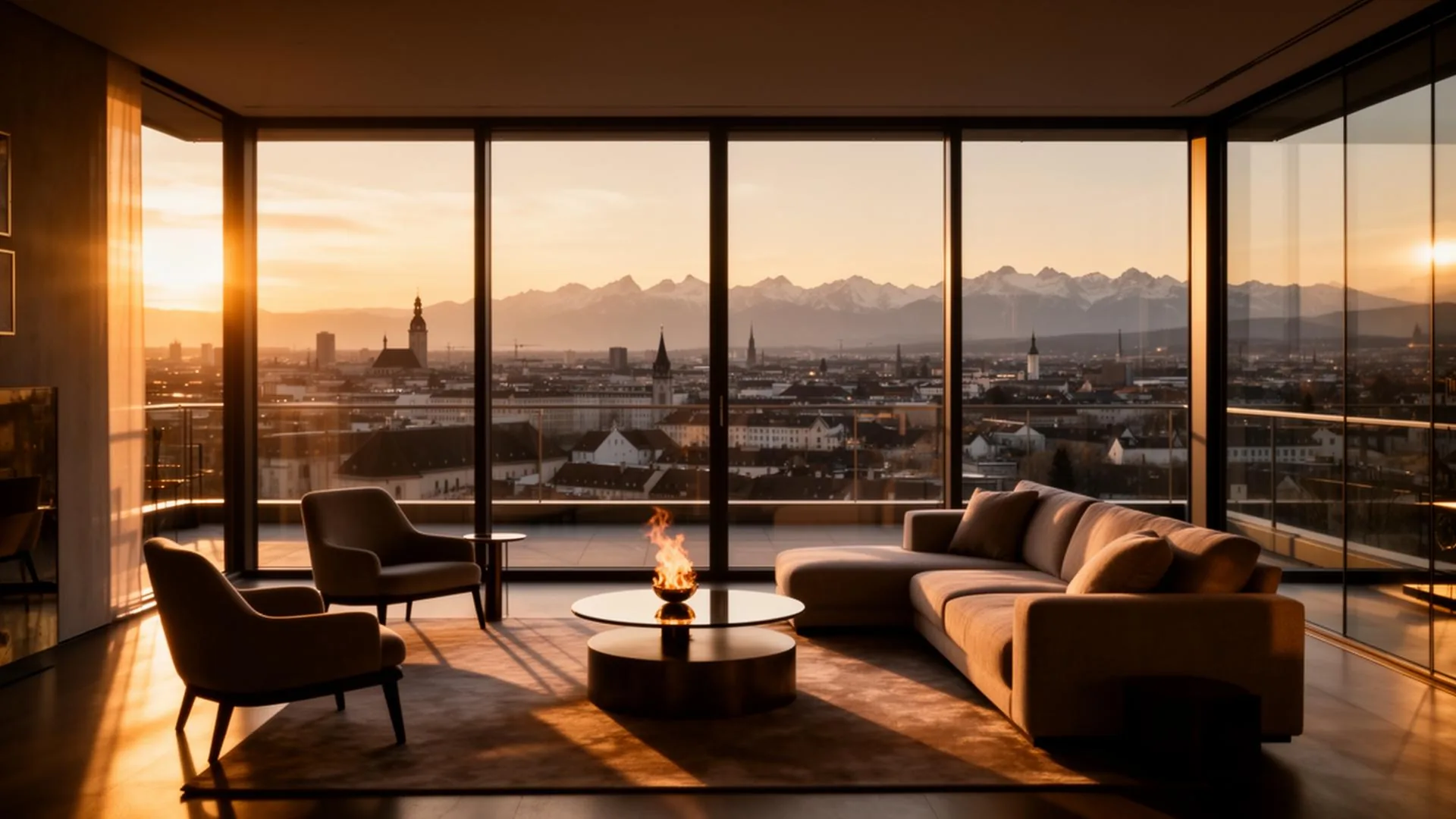Penthouse – München · 280 m² – KI-generiertes Symbolbild